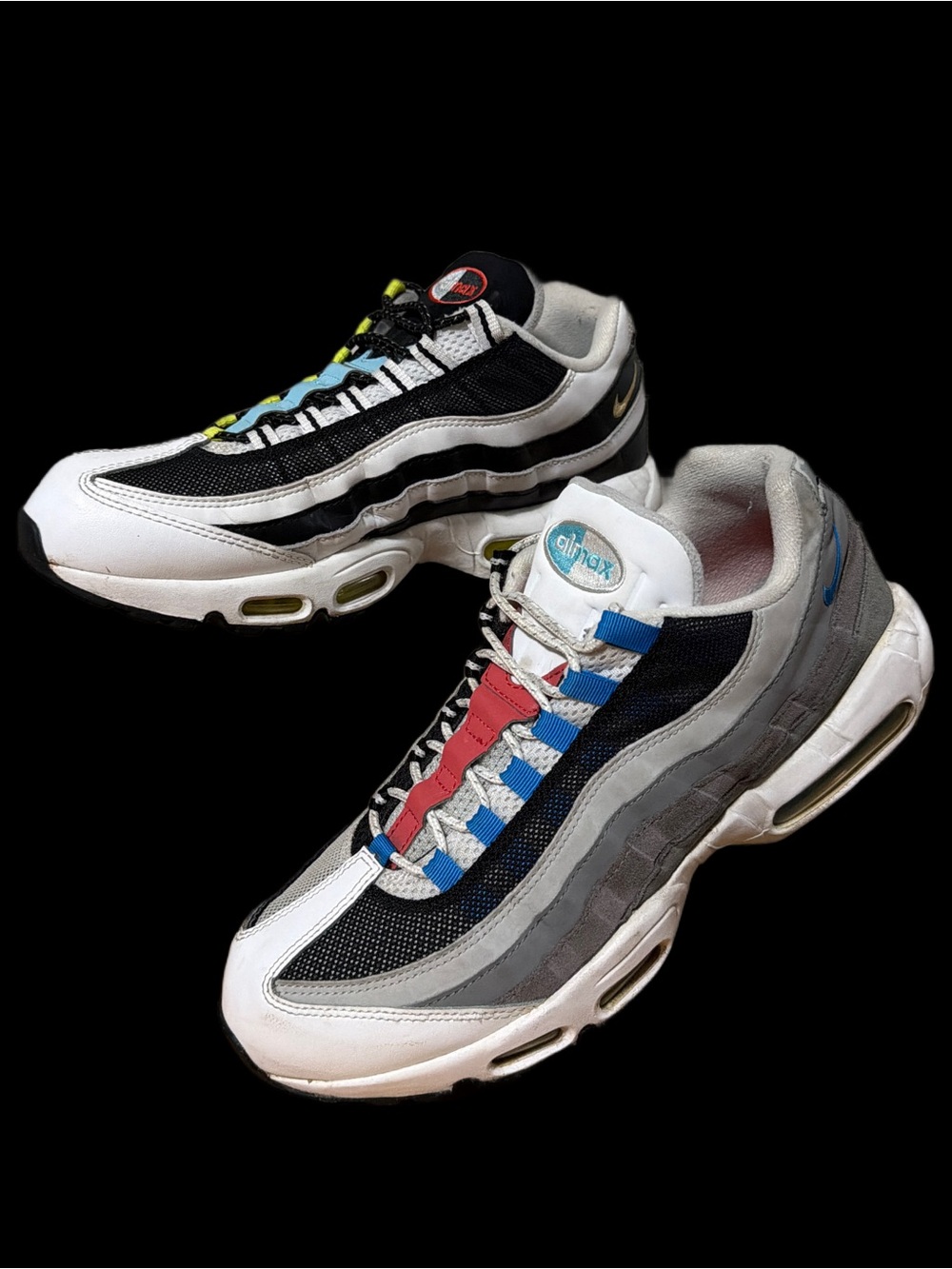 Nike AIR MAX 95 “GREEDY 2.0” Multi Color Trainers GUC men’s size 11